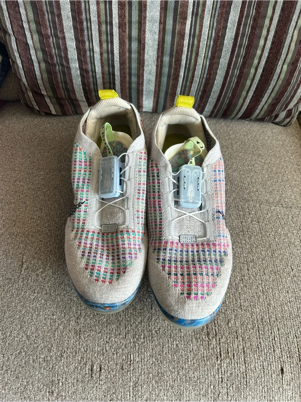 Nike Air VaporMax 2020 Flyknit Pure Platinum GS Sneakers CJ4069-003 Size 6.5Y